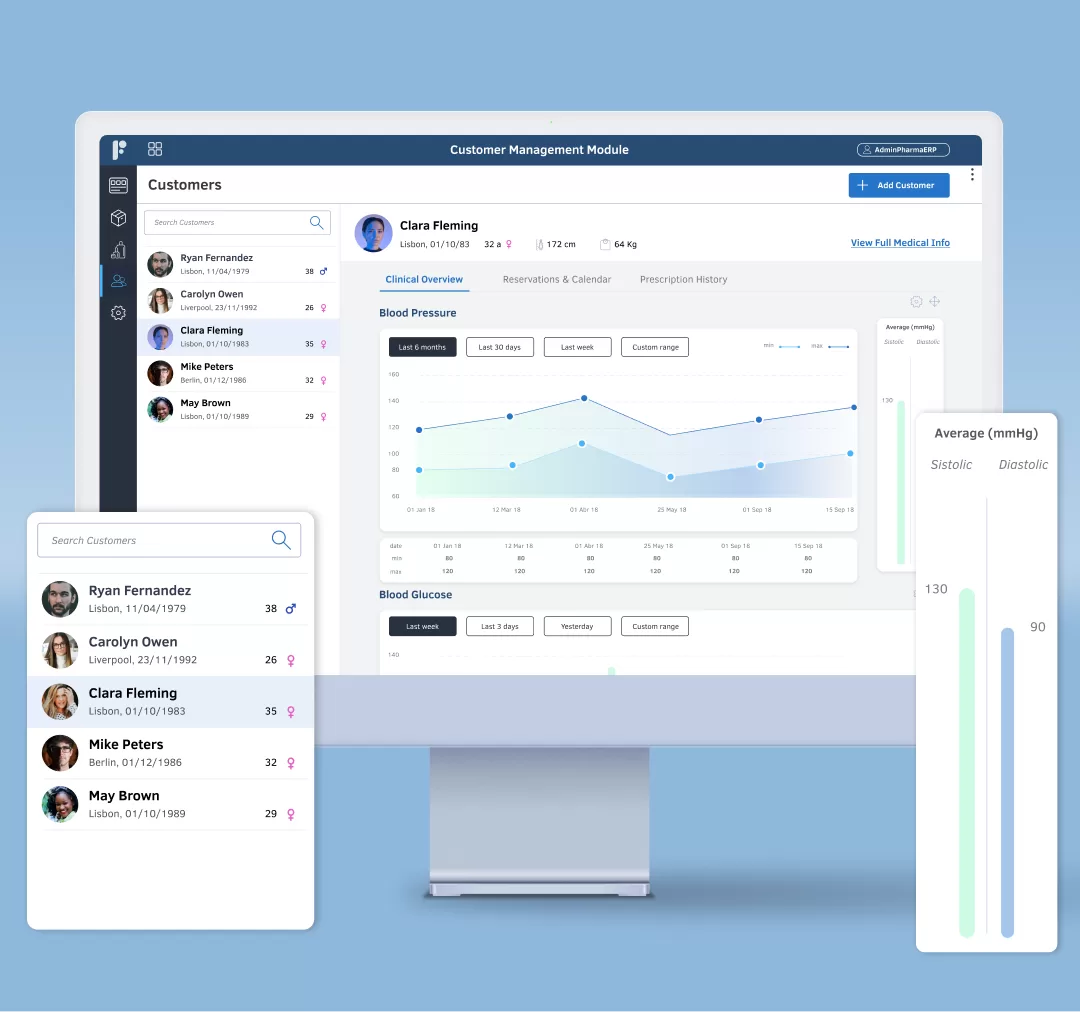 Healthcare Web Application UXUI Design example